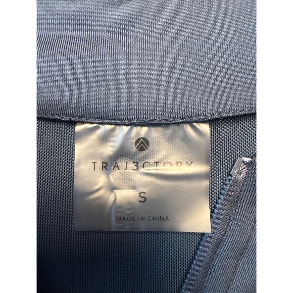 TRAJ3CTORY Athletic Zip-Up, Thumb Holes (Women’s, Grey, Small) - Picture 2 of 10